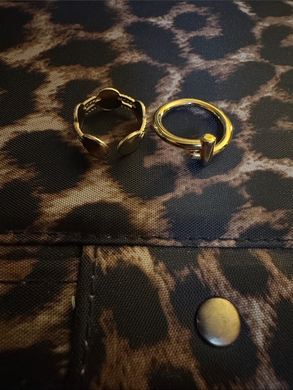 Women’s Gold Tone Stacking Rings - Two-Pack pebby Forevee